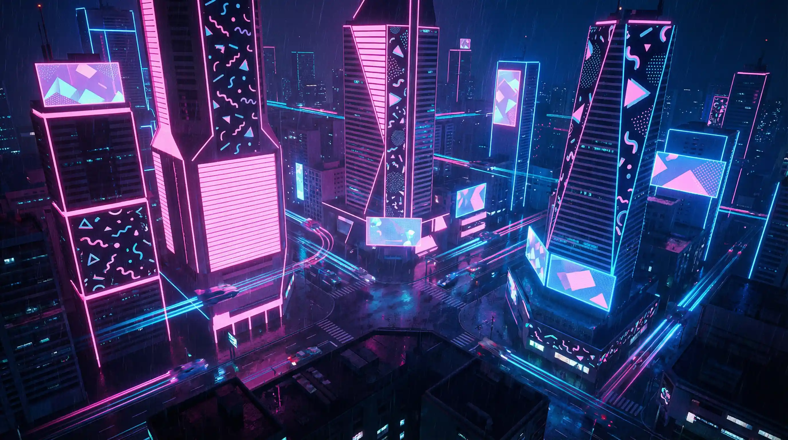 pg模拟器 赛博不夜城全景夜景